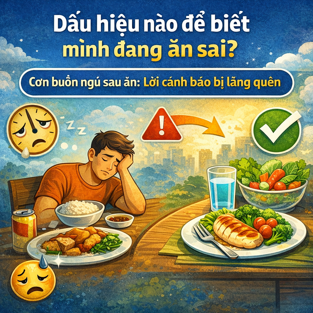 dau hieu minh dang an sai